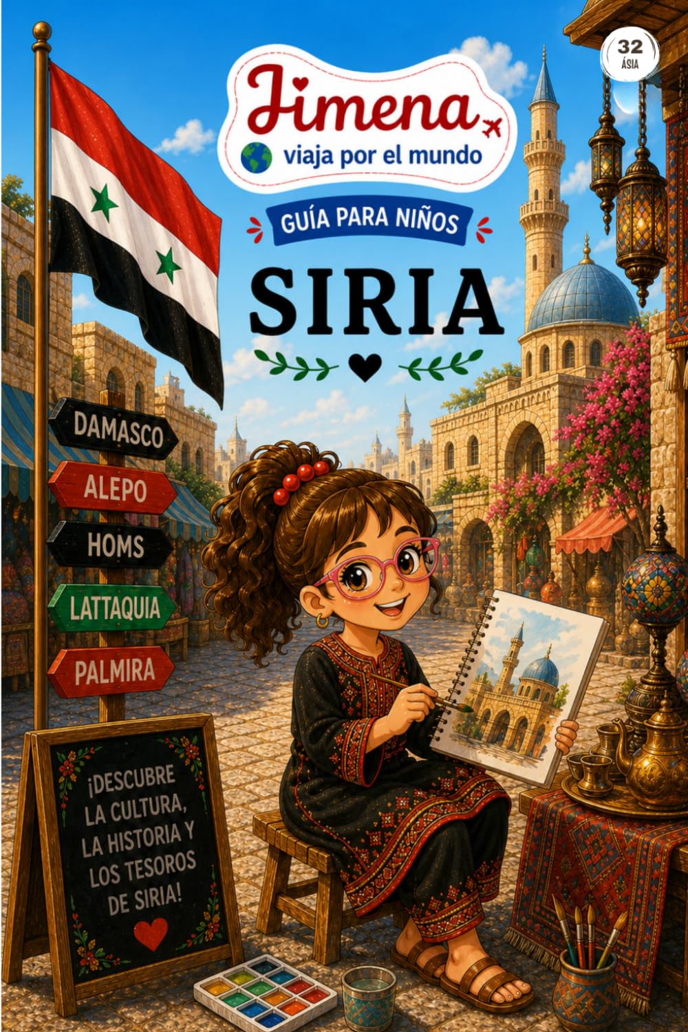 Guía de Siria para niños: Viaja, aprende y descubre con Jimena (Jimena viaja por el mundo)