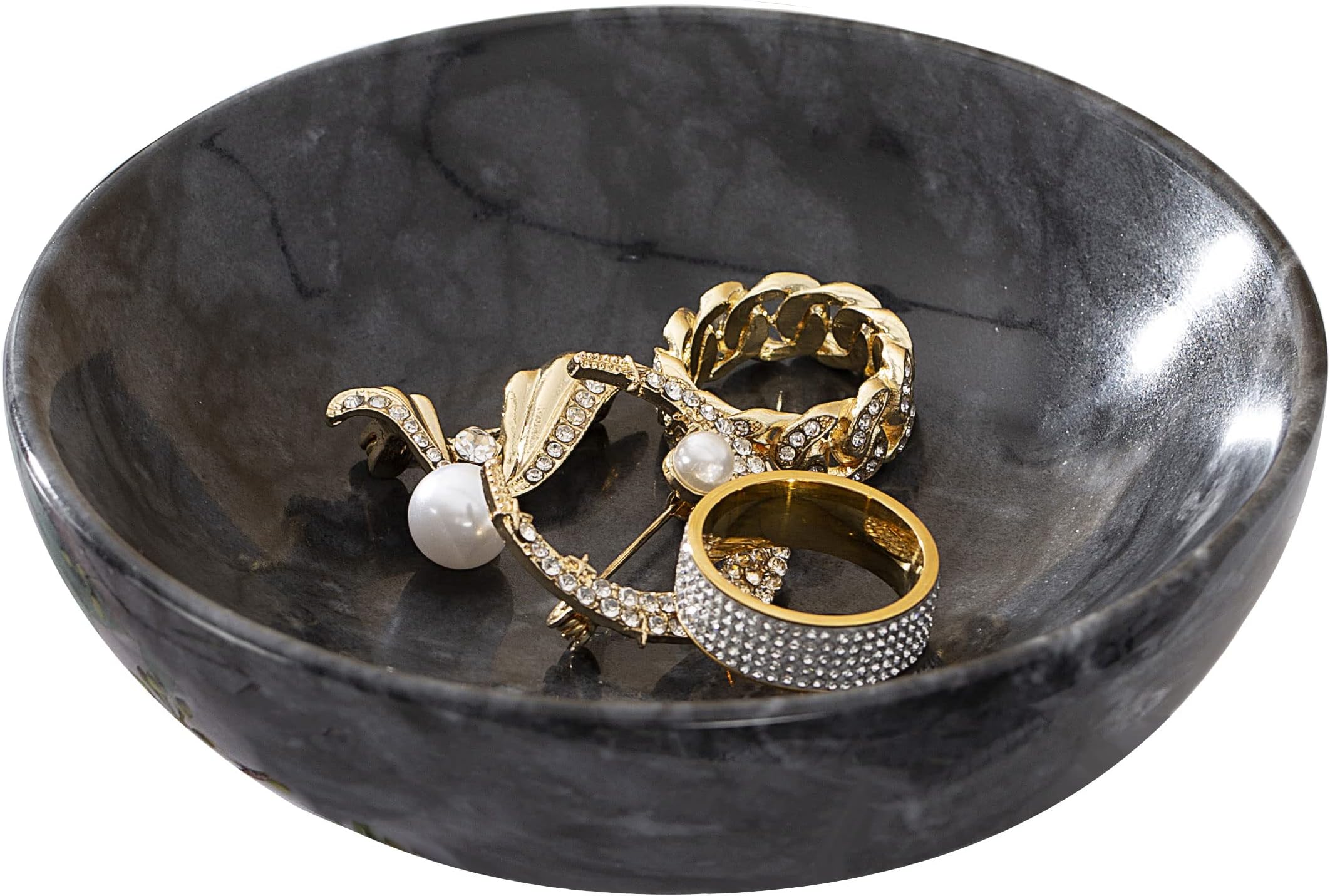 Marble Jewelry Dish - Rings Holder