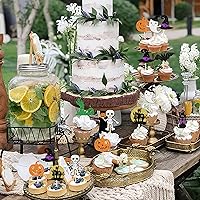 Vista 105 de Rsstarxi Paquete de 36 adornos para cupcakes de Halloween, bruja, fantasma, magdalenas, murciélagos, arañas, gatos, decoración de pasteles