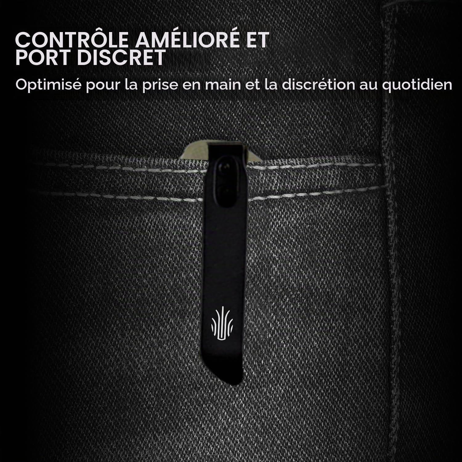 Kizer C01C XL Sheepdog Couteau de Poche, Lame Sheepsfoot D2 de 10cm, Couteau Pliable EDC avec Manche G10, Non-automatique Ouverture manuelle, Clip de Poche, Couteaux de Survie pour le Camping V5488M1