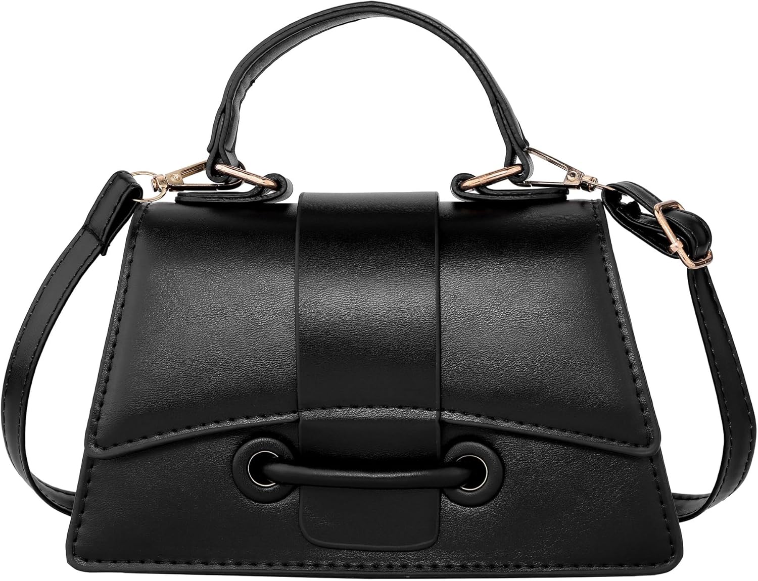 Ayliss Micro Mini Crossbody Handbag Women’s Purse Clutch Cute Mini Trendy Bag Top Handle PU Leather Shoulder Bag