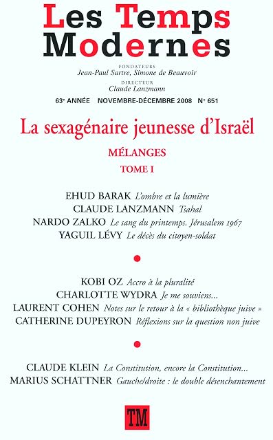 Portada de Les Temps Modernes N651