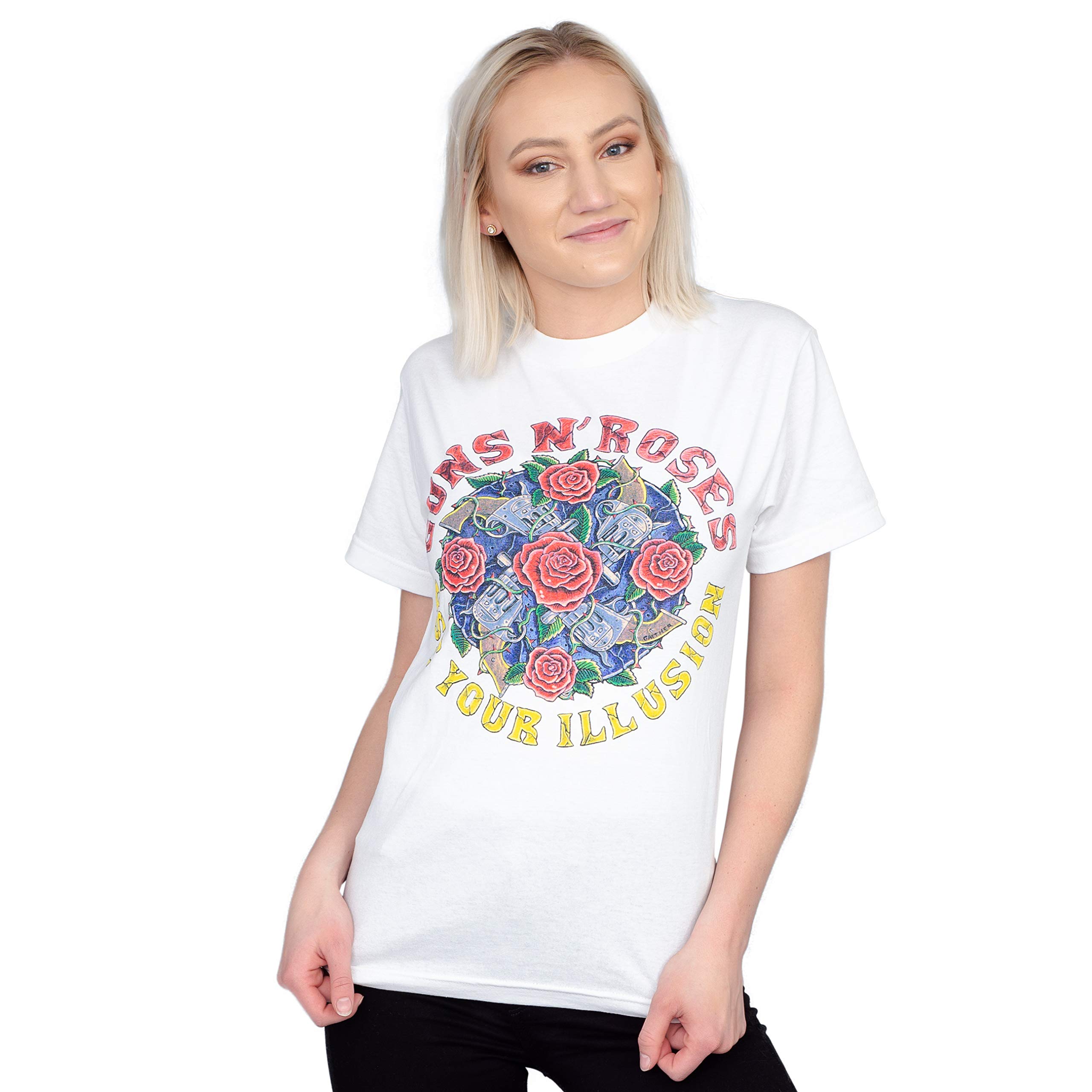 Bravado Guns n' Roses Use Your Illusion T-shirt pour adulte Blanc