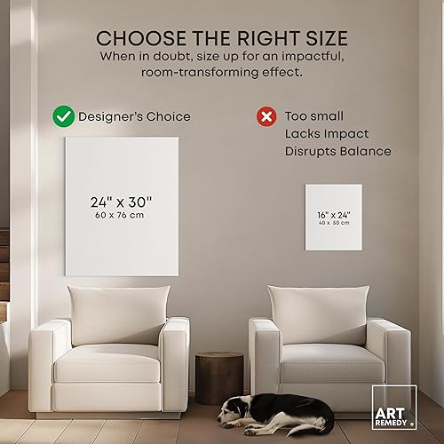 Miniatura 7 de Art Remedy Impressionist Pond Gallery Wrapped Impresionism - Arte de pared en lienzo inspirado en Monet y Van Gogh, 30 x 36 pulgadas, Galería