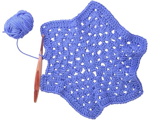 Miniatura 2 de Divit Shilp Streamline - Ganchos de ganchillo con mango ergonómico, hecho a mano, de 7 pulgadas, aguja de tejer de ganchillo de madera, tejido de