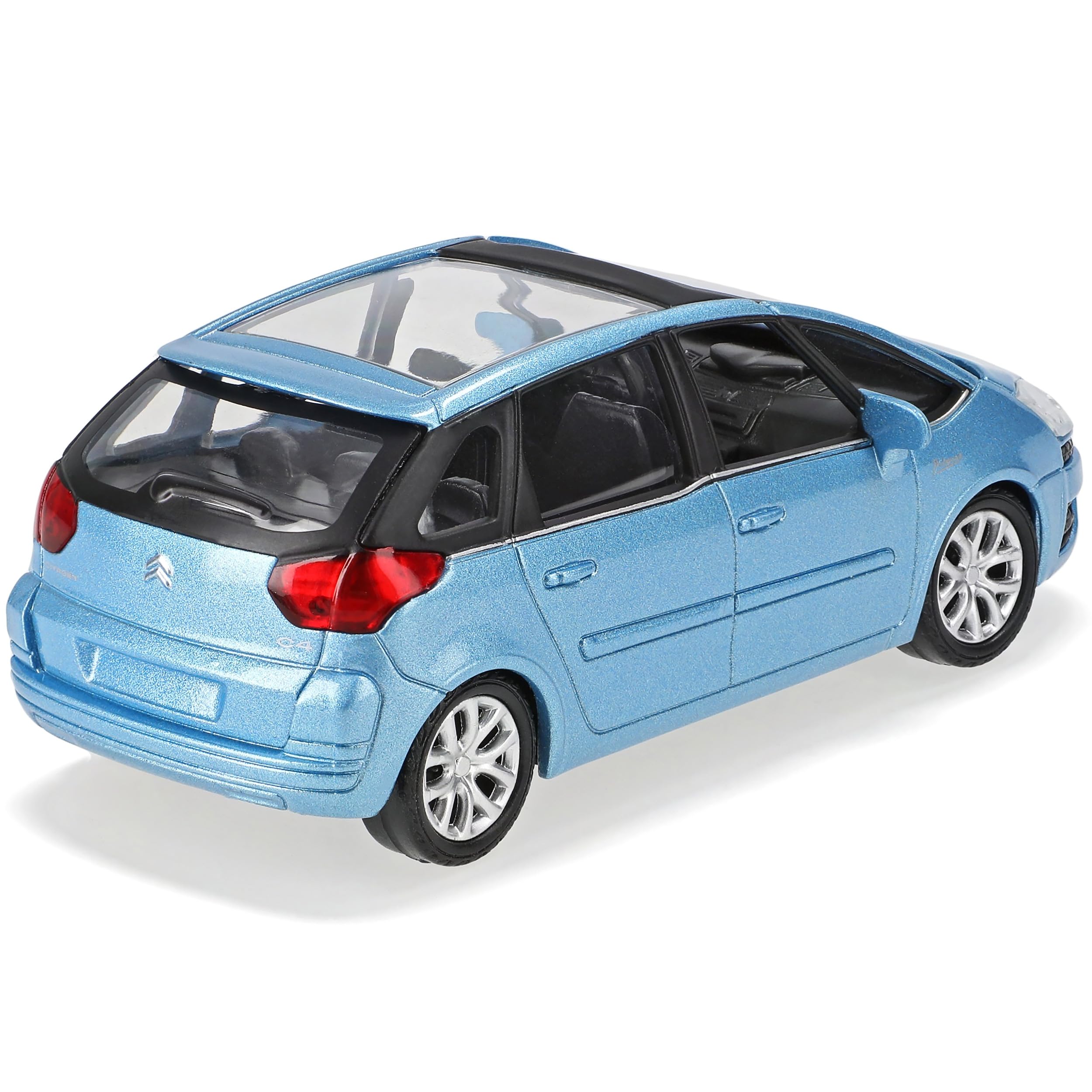 Miniature NOREV 1/43 Citroën Picasso II Phase I Ambiance - Bleu Métal - Occasion Boîte D'origine