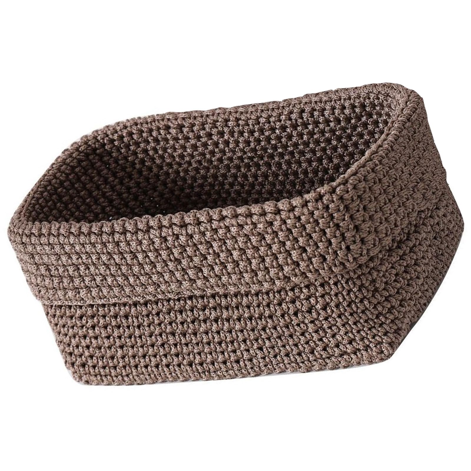 Jazuaiao Woven Storage Basket Closet Baskets Woven Storage Bins Wicker Basket for Living Room Shelf Gifts
