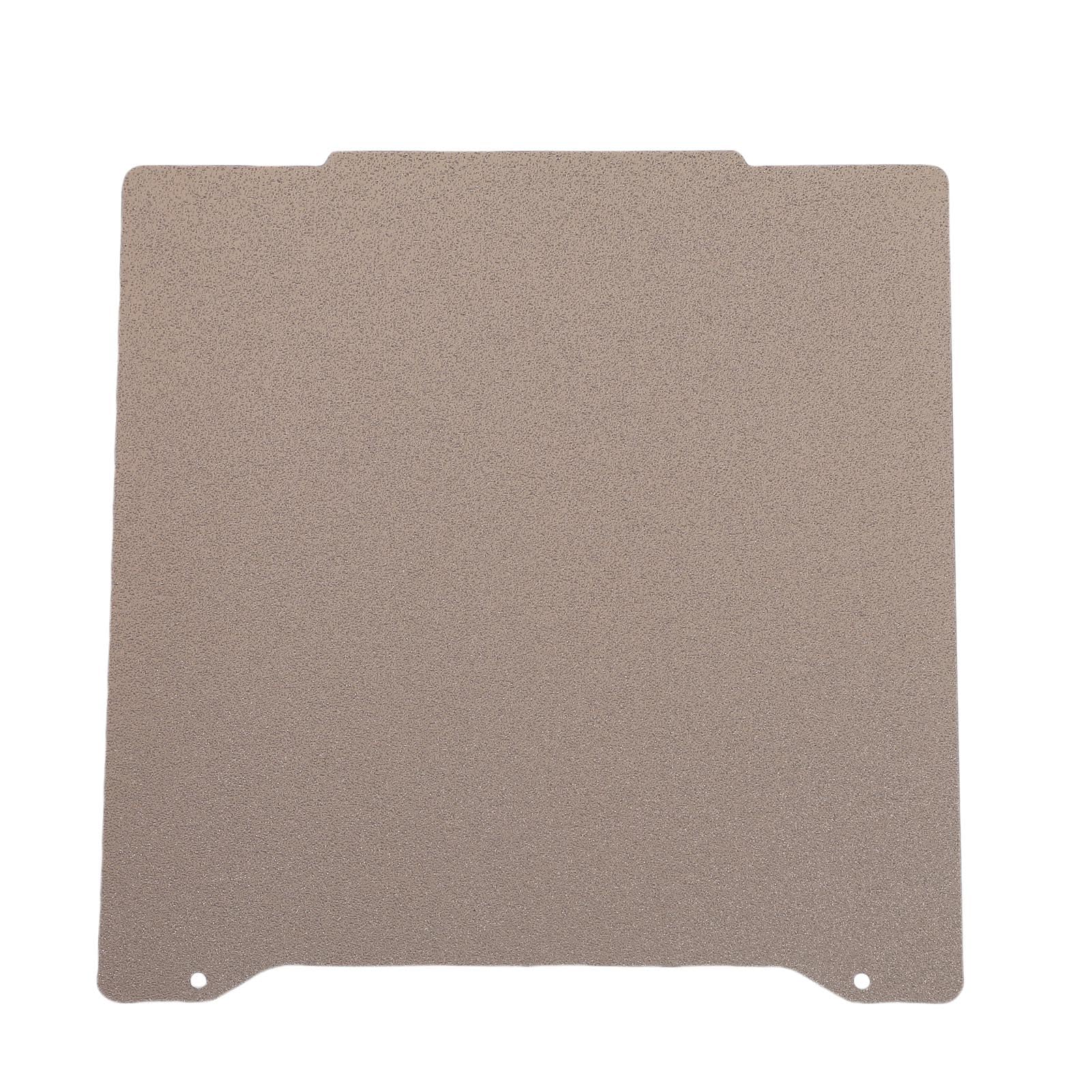 3D Printer PEI Build Plate, 190x190mm Double Sided Matte Texture Heated Bed, Flexible PEI Spring Steel Platforms Build Sheet for Prusa Mini