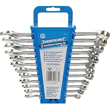 Silverline Combination Metric Spanner Set   12 Pieces, Sizes 8-19mm SP1236