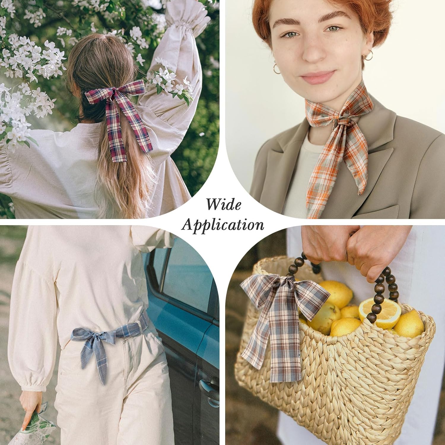 Pretty Jolly Frayed Plaid Cotton Green Ribbon for Gift Wrapping Flower Bouquet Craft Wedding Invitations Holiday Decor Hair Sewing Accessories 2 1/2 Inch x 50 Yds