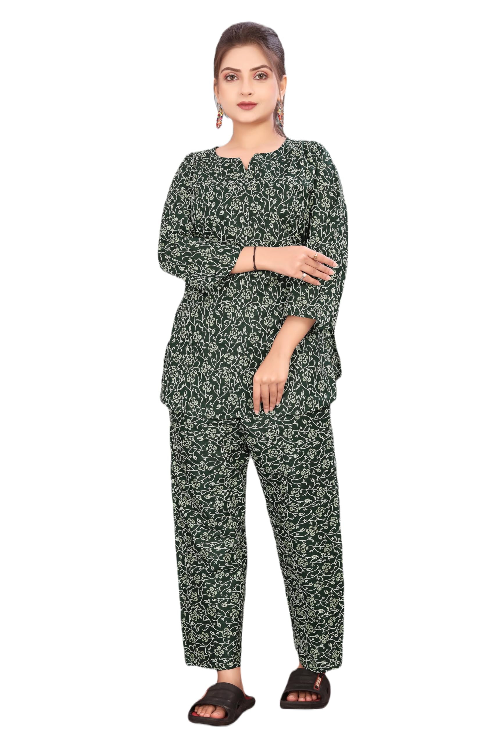 Women's Pure Cotton Top and Pyjama Set-picture-21
