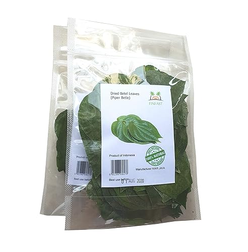 FINFAST Hojas secas de betel (Piper Betle) 250 hojas