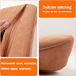 Lumbar Support Pillow,Back Pain Relief Cushion,fits Tightly Around the Waist,Memory Foam,Skin-Friendly Suede Fabric,fit Car Drive,Office Chair,Rest seat,Improve Posture,Portable,39x22cm