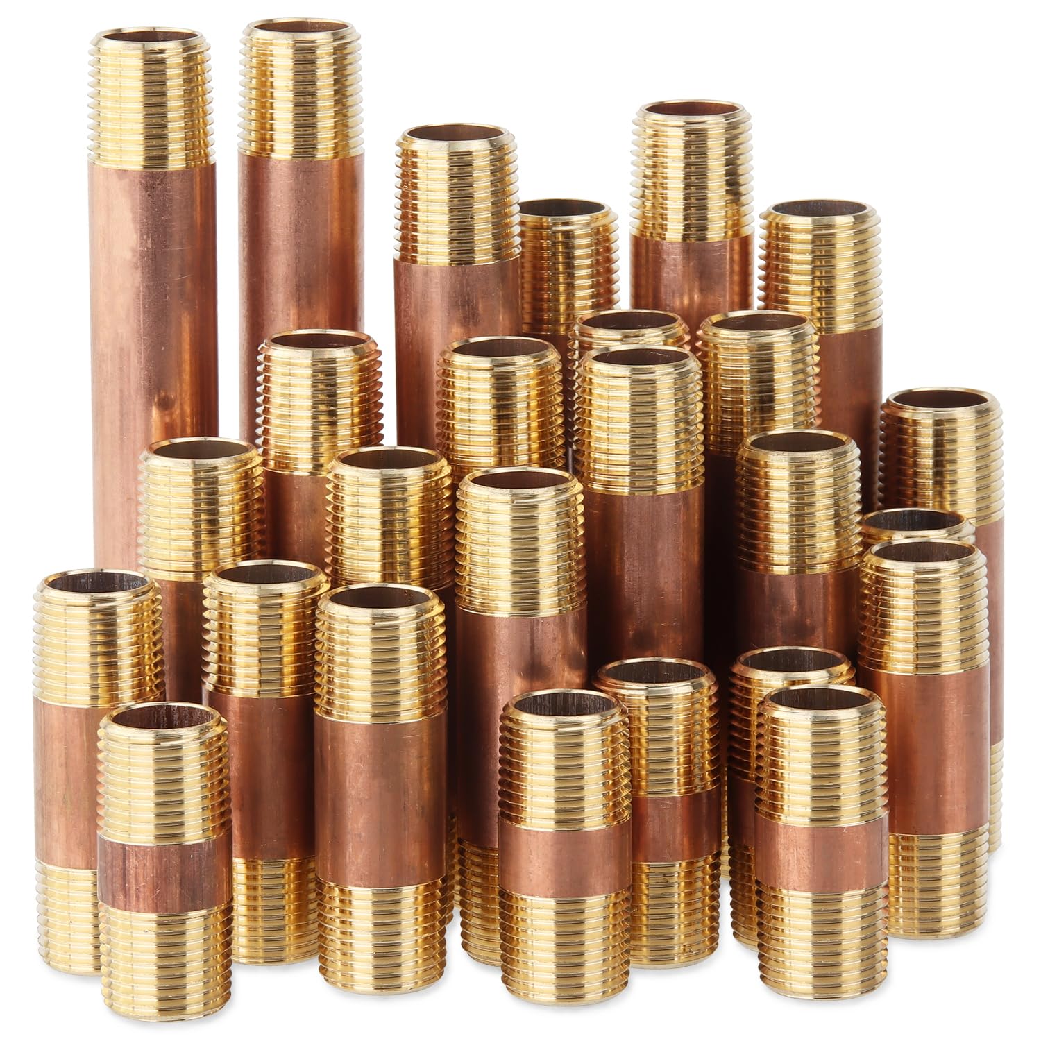 Juego de boquillas de 3/8 macho NPT con longitudes de hasta 4.5 pulgadas para conexiones firmes