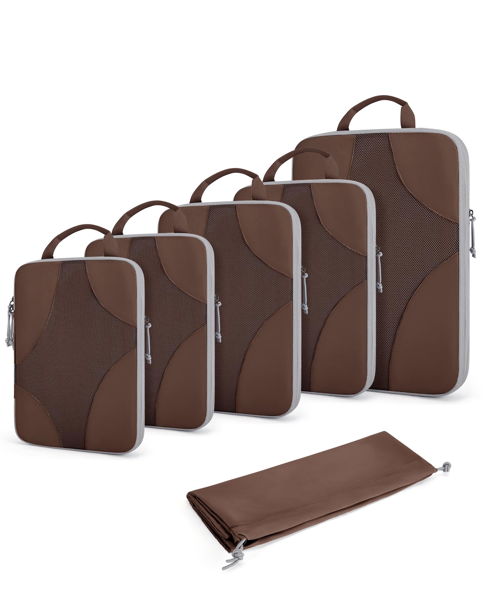 BAGSMART Compression Packing Cubes 6-Pack