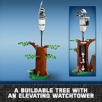 Vista 5 de LEGO Star Wars Una Nueva Esperanza Base Rebelde de Yavin 4, juego de Star Wars con sala de comando, escenario de ceremonia de medallas, caza estelar