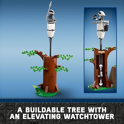 Miniatura 5 de LEGO Star Wars A New Hope Yavin 4 Rebel Base, juego de Star Wars con sala de comando, escenario de ceremonia de medallas, caza estelar Y-Wing, 12