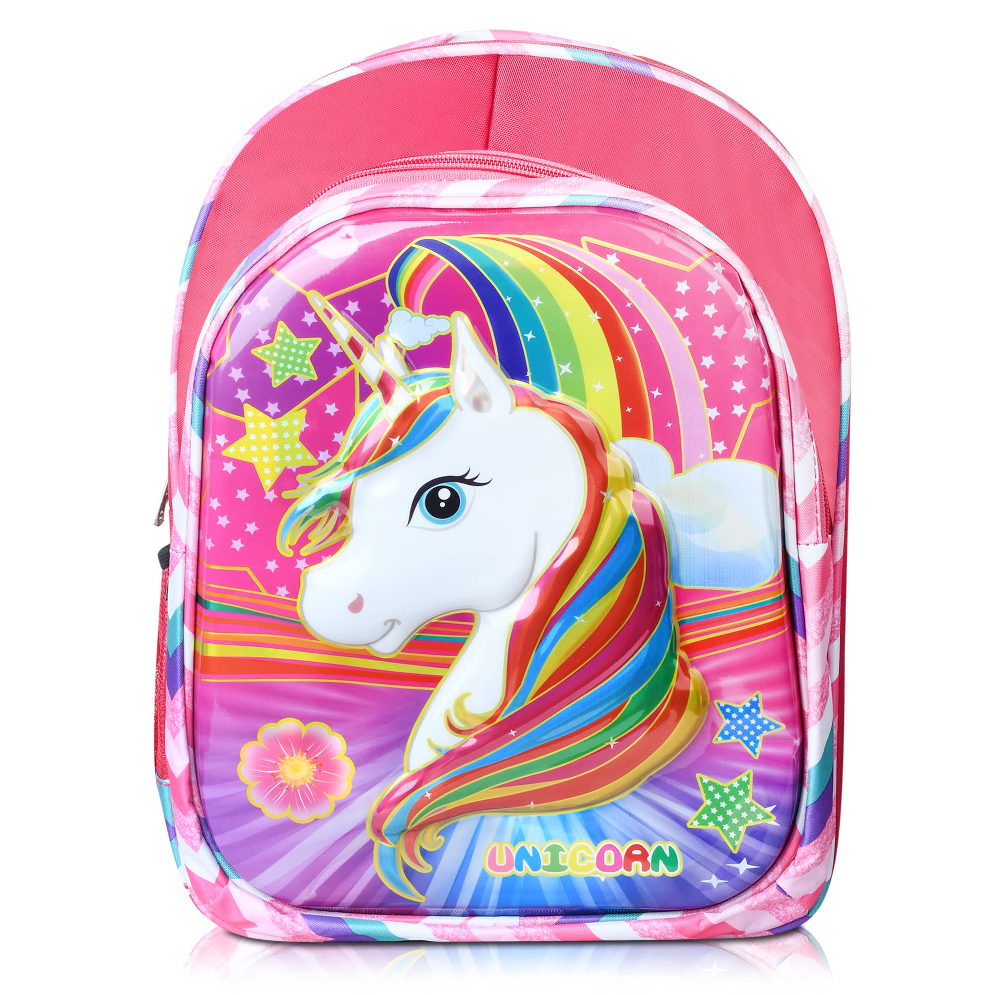 Stylbase Unicorn 3D Bag Kids School Bags for Boys and Girls Printed Cartoon Waterproof Bag | Small Bag for Nursery 1st 2nd Class Ages 4-7 Years Boys and Girls (15 inches 20L) (B081VKNBYR) Amazon Price History, Amazon Price Tracker