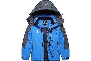 Keevoom Boys' Waterproof Kids Parka: Winter Warmth and Protection