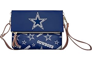 Stunning Dallas Cowboys Accessory for Women: The Foldover Purse Handbag