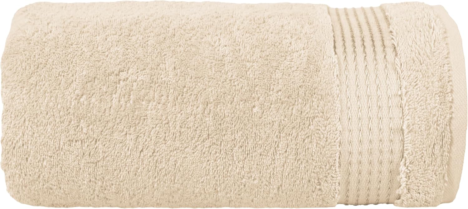 Elegant Comfort Premium Super Soft Highly Absorbent 1 Piece Oversized Bath Sheet - 40" x 80" inch, Luxurious Hotel Spa Quality 100% Turkish Cotton Extra Large Bath Towels for Adults, Ivory - Image 7