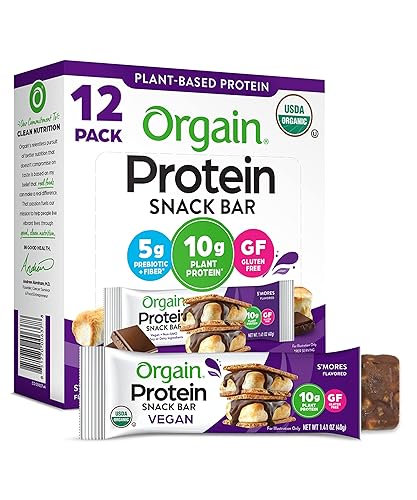 Barra proteica orgánica 4 sabores 12 unidades de Orgain