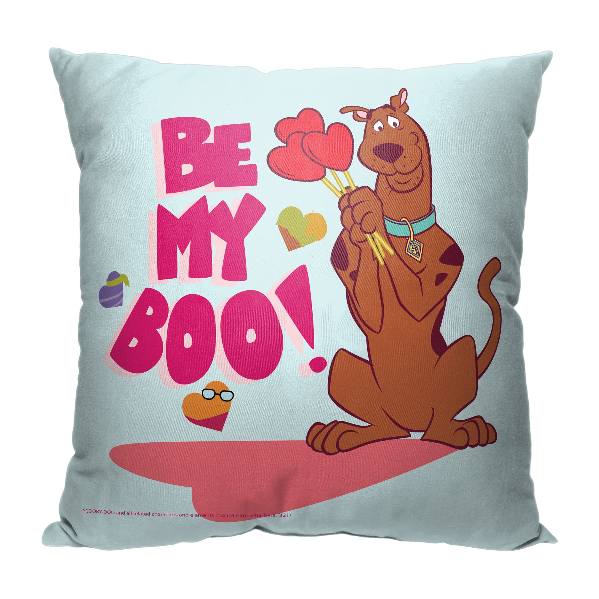Northwest Scooby Doo Pillow 18 x 18 Be My Boo