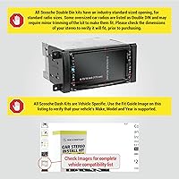 Vista 2 de Scosche ICCR6BN Kit de instalación de radio Double DIN para salpicadero Compatible con vehículos selectos Chrysler, Dodge, Jeep y RAM de 2007-2019