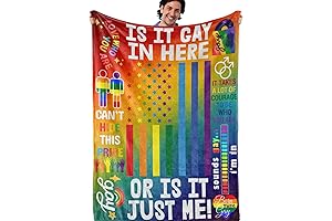 InnoBeta Gay Gifts "Pride Day" Rainbow Blanket