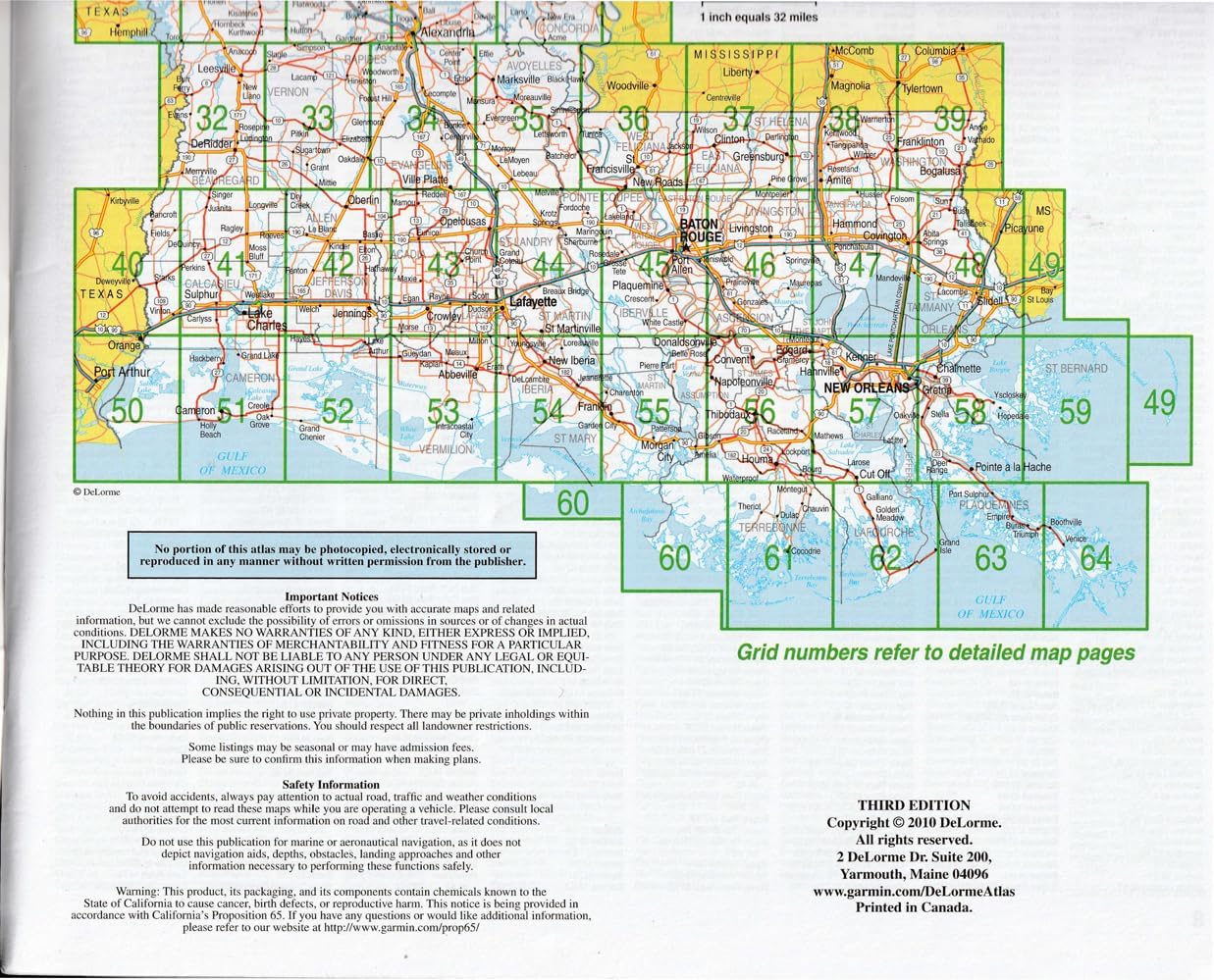DeLorme Louisiana Atlas