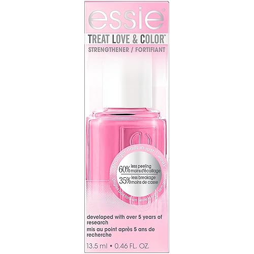 essie Treat Love & Color - Esmalte de uñas para uñas normales a secasquebradizas, malva-Tivation, 0.46 onzas líquidas