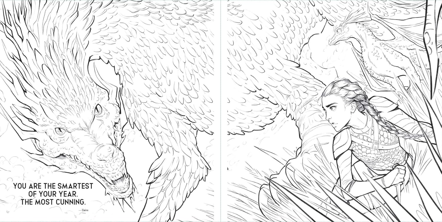 Fourth Wing: The Official Coloring Book - Image 4