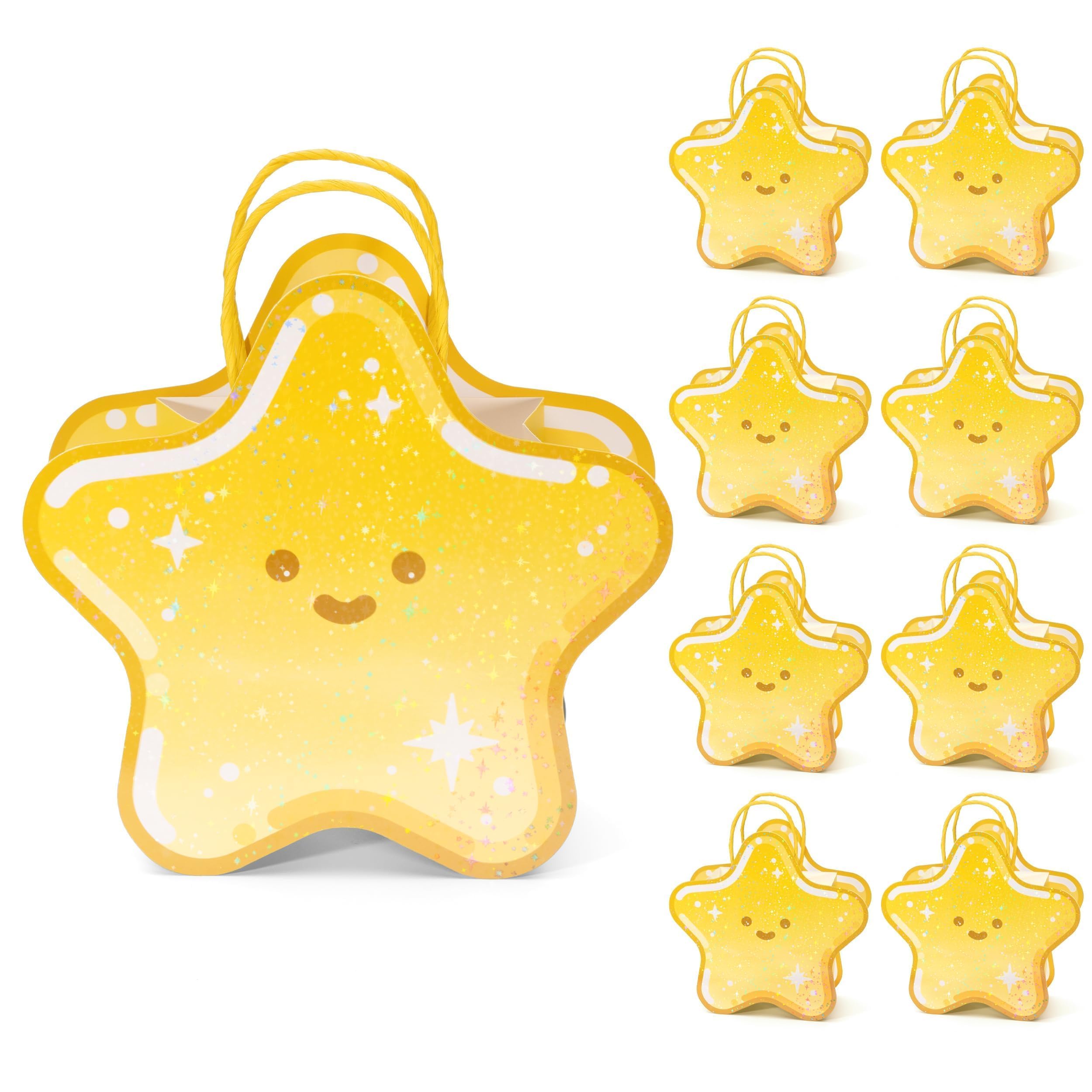 Cheerland Star Shaped Party Favor Bag Cute Cosmic Twinkle Gift Bags Kids Candy Treat Goodies Starry for Video Game Party Decoration Baby Shower 2026