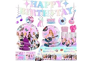 Taylor Swift Birthday Party Plates and Napkins