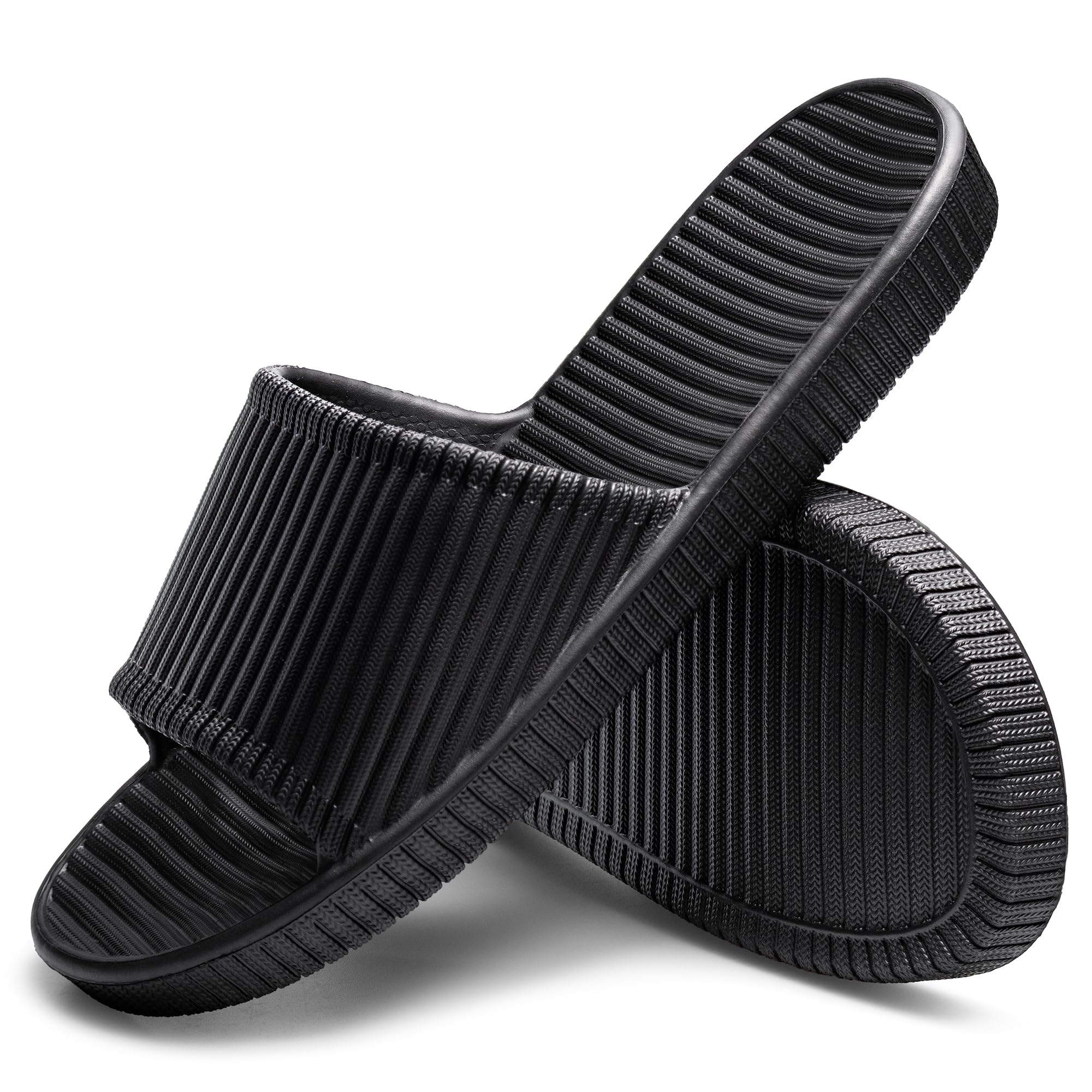 Happy Lily Shower Shoes, Women & Men’s Shower Slippers, Slides Sandals Pool Slides House Slippers Non-Slip Indoor Bathroom Shoes Beach Sandals