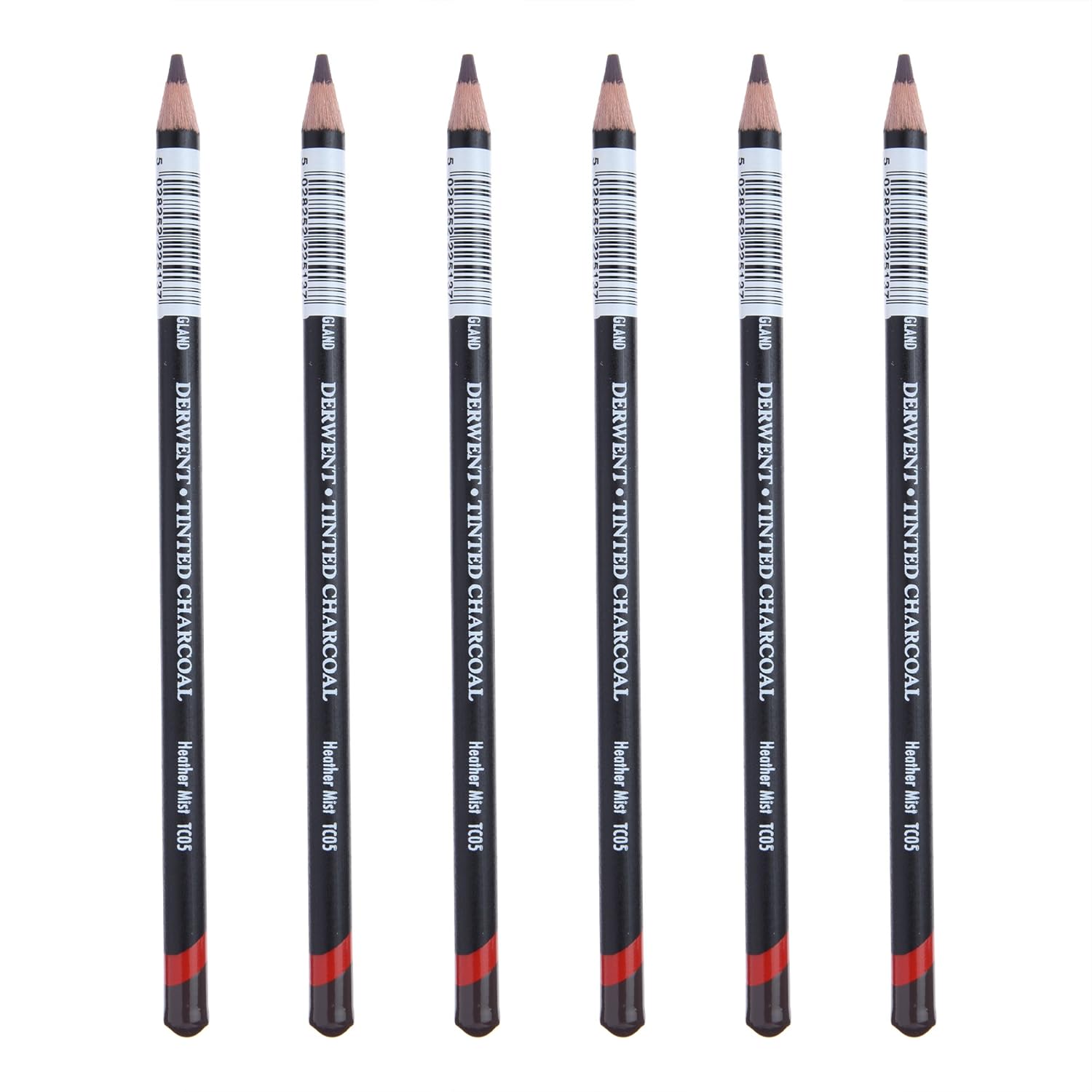 Derwent Tinted Charcoal Heather Mist TC05 6 Cases 2301669