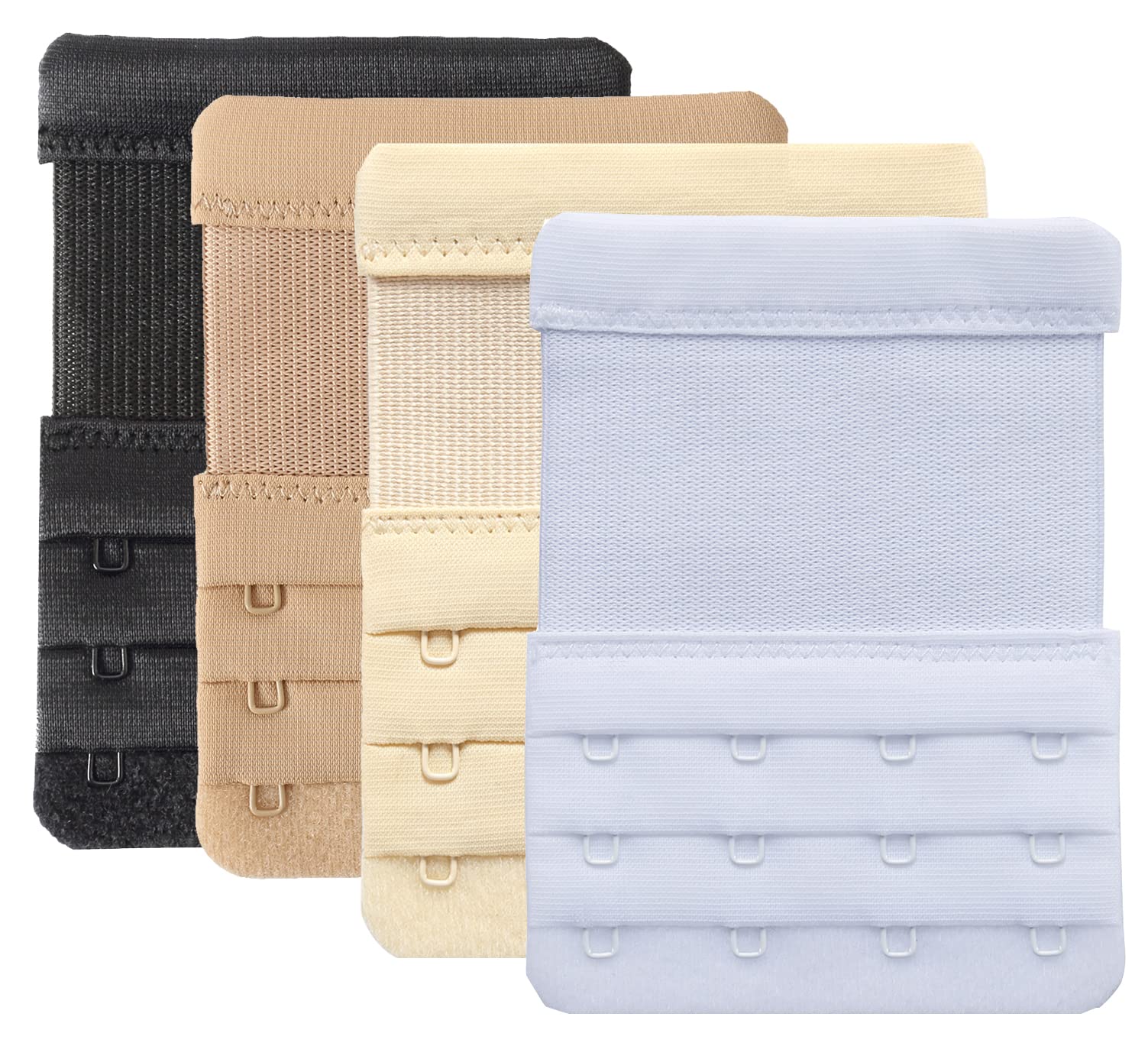 Women's Bra Extenders 4 Hook / 3 Hook / 5 Hook / 2 Hook Soft Comfortable Stretchy Bra Extension Strap