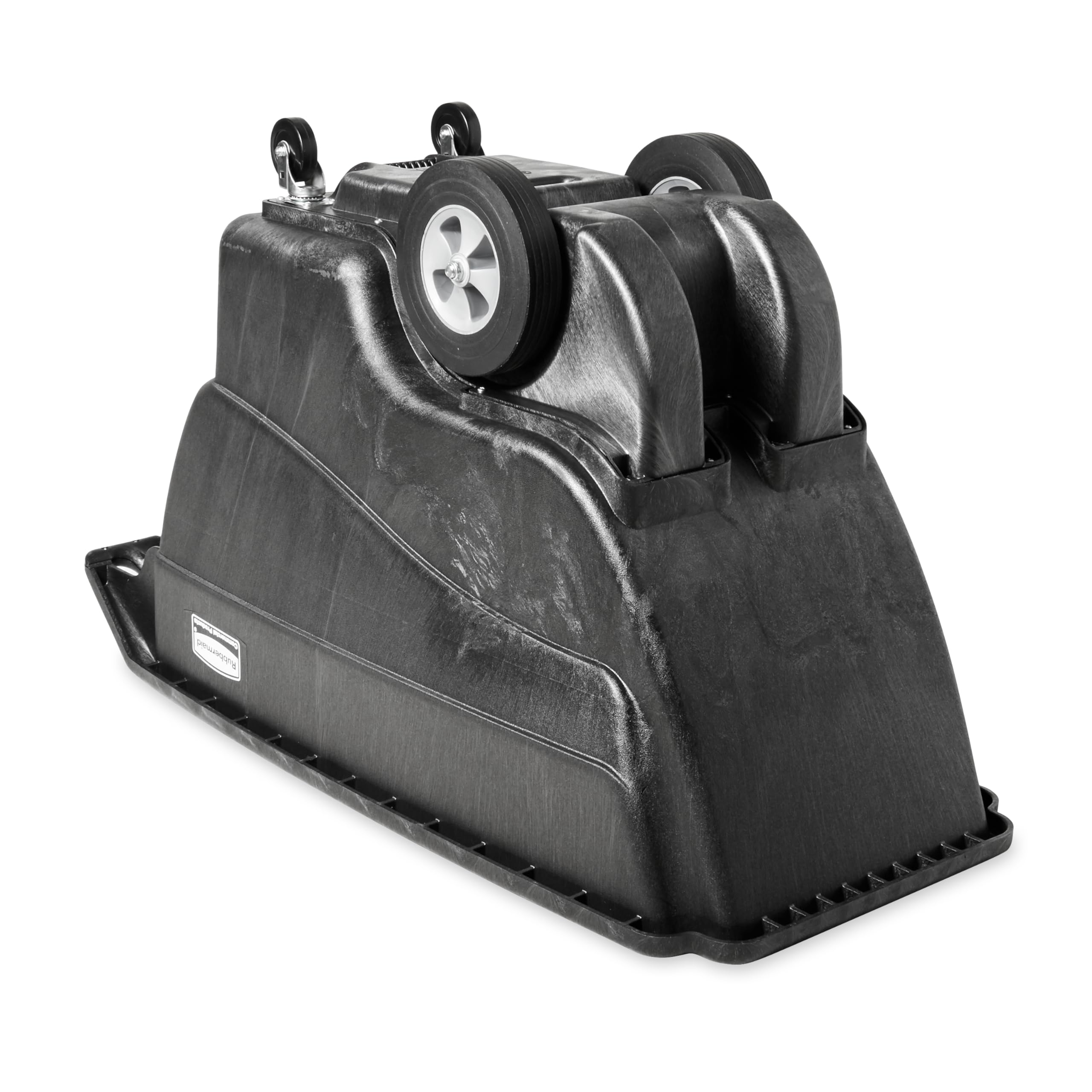 Rubbermaid Commercial Products Tilt Truck 0,58m³ Schwarz – Kippwagen für Abfall und Recycling mit 454 kg Traglast und Rollen, robuste Konstruktion für Lager Büro und Facility Management – FG101300BLA