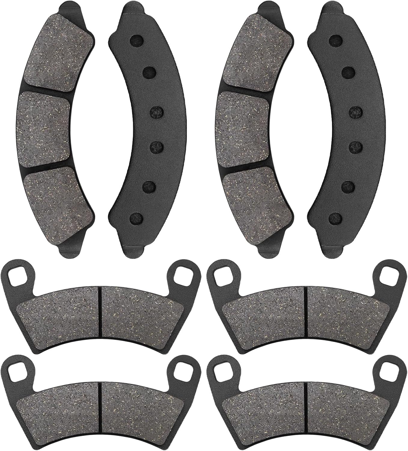 ZICOO Front & Rear Brake Pads for Polaris RZR PRO R, RZR Turbo R, RZR PRO R 4, RZR Turbo R 4, RZR XP4 Turbo S 2019 2020 2021 2022 2023 2024