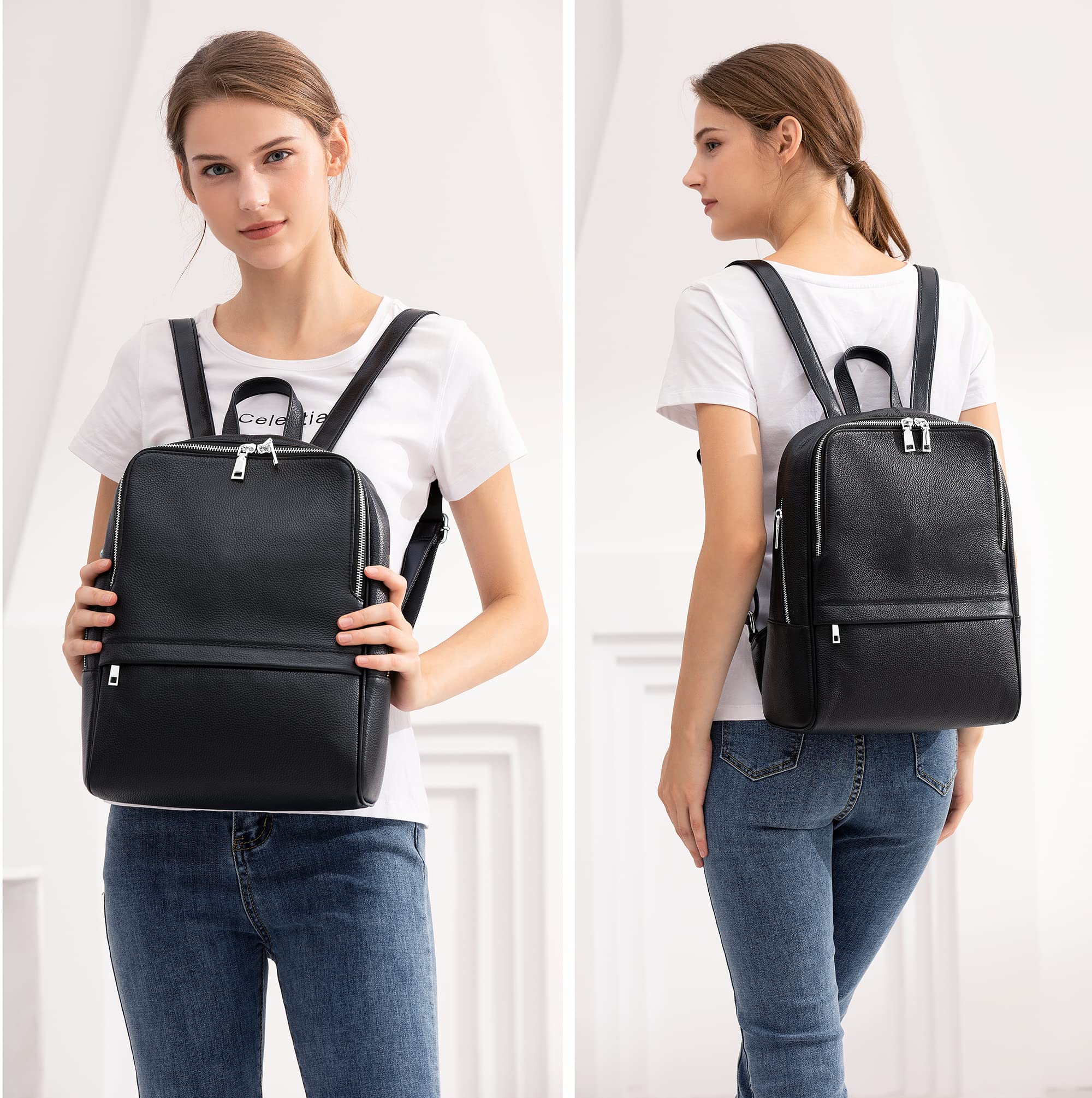 Genuine Leather Backpack Fashion Bag 