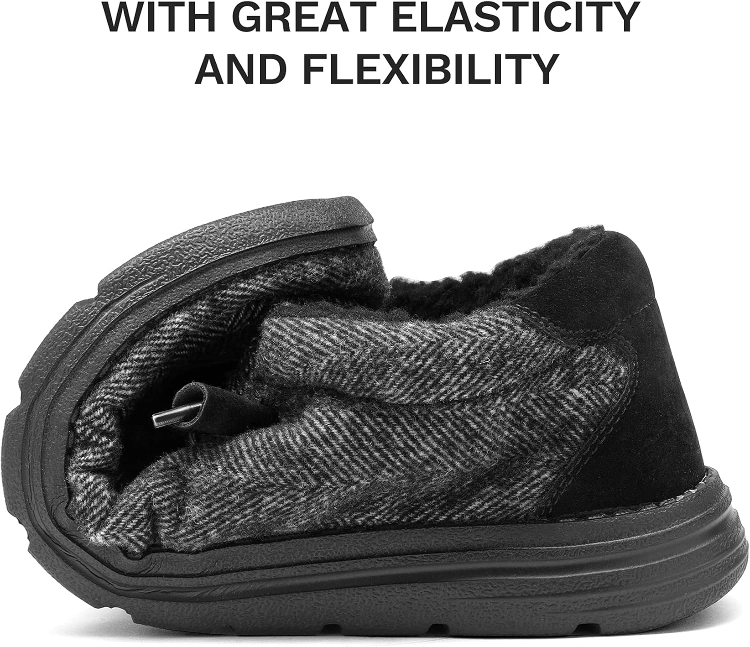 Bruno Marc Men's Slip-on Faux Fur Lined Loafers Casual Shoes - Image 5