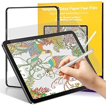 For iPad Pro 11 2021/2020/2018 Paper-Like Fingerprint Bubble Glass Film iPad Pro 11 Screen Protector Anti-Glare, Anti-Glare, Anti-Glare, Anti-Fingerprint, Anti-Bubble with Guide Frame iPad Pro 11 2021/2020/2018