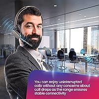 Vista 7 de Grandstream - Paquete de auriculares inalámbricos VoIP compatibles con Plantronics - Teléfonos Grandstream: GXP1610, GXP1620, GXP1625, GXP1625