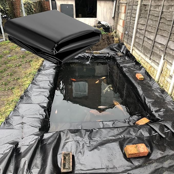 Pond liner, pond membrane, garden pond tarpaulin, 3x7m 5x6m 7x7m 8x10m