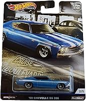 Vista 1 de Hot Wheels Car Culture Cruise Boulevard '69 Chevelle SS 396 2/5, Azul