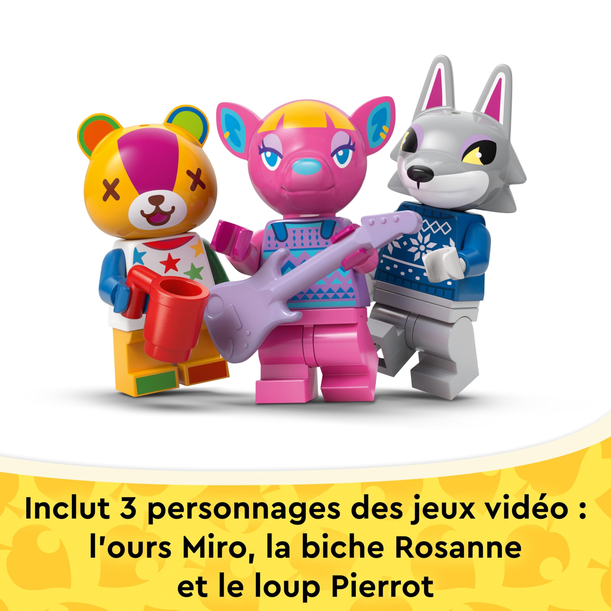LEGO Animal Crossing Les Maisons Créatives : au Gré des Saisons - Jouet 2-en-1 - Minifigurines de Miro, Rosanne & Pierrot - 2 Maquettes de Maison - Cadeau Fille, Garçon, Fans de Jeux Vidéo 7 ans 77057