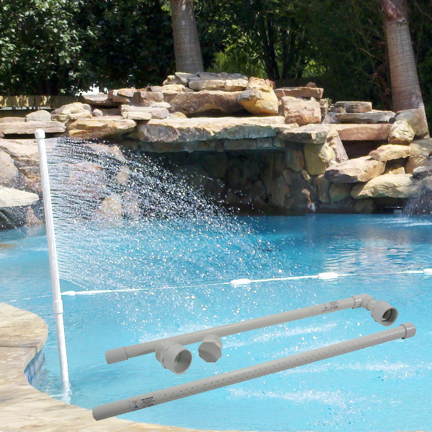 Pool Cooler - Decreases The Pool Water Temperature 8-10 Degrees - Do it Yourself Install - Easy to Install Easy to Dismantle - No Energy Required to Operate