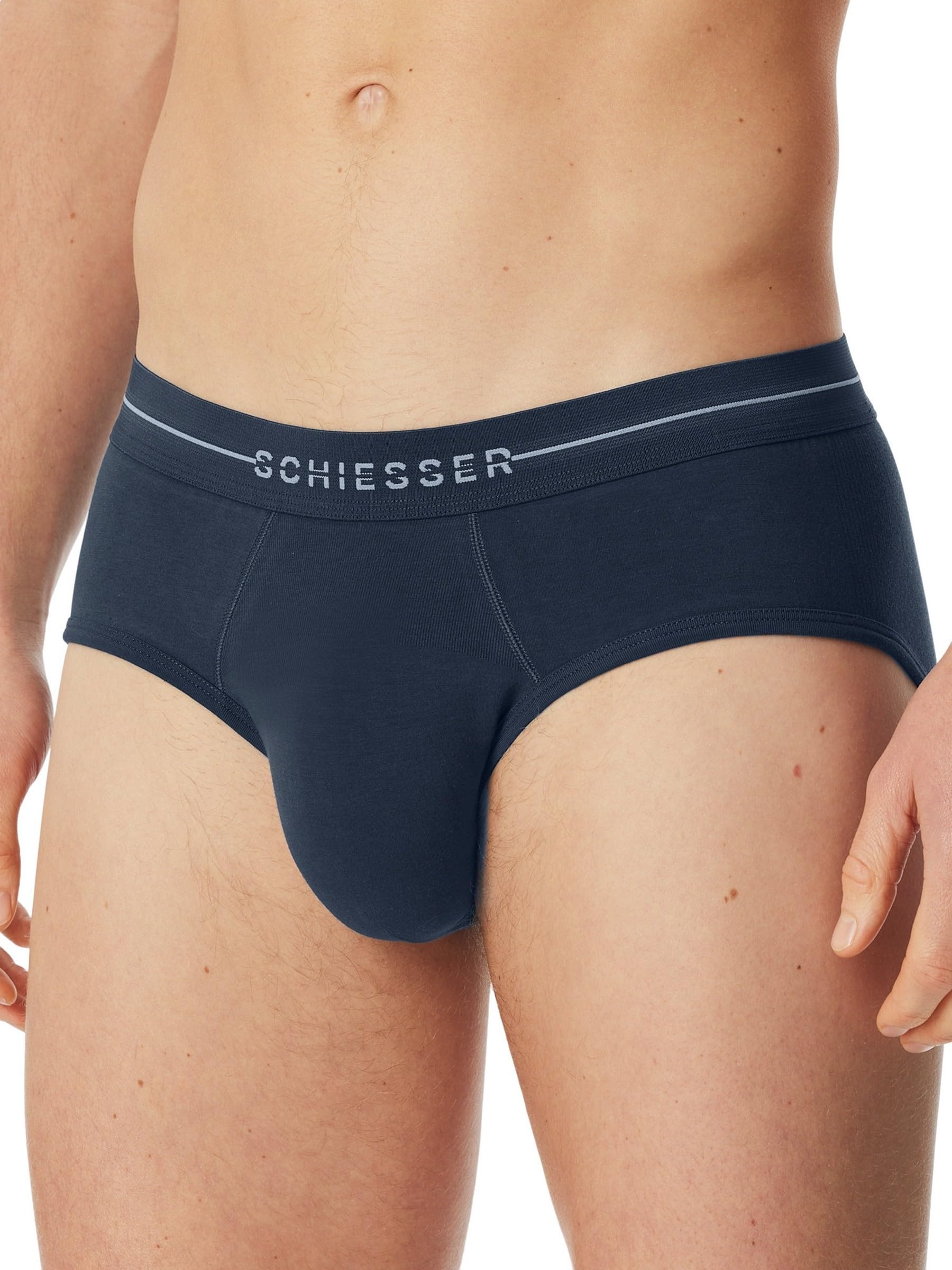 Schiesser Herren 2 Pack Rio-Slip Multipack - Cotton Flex