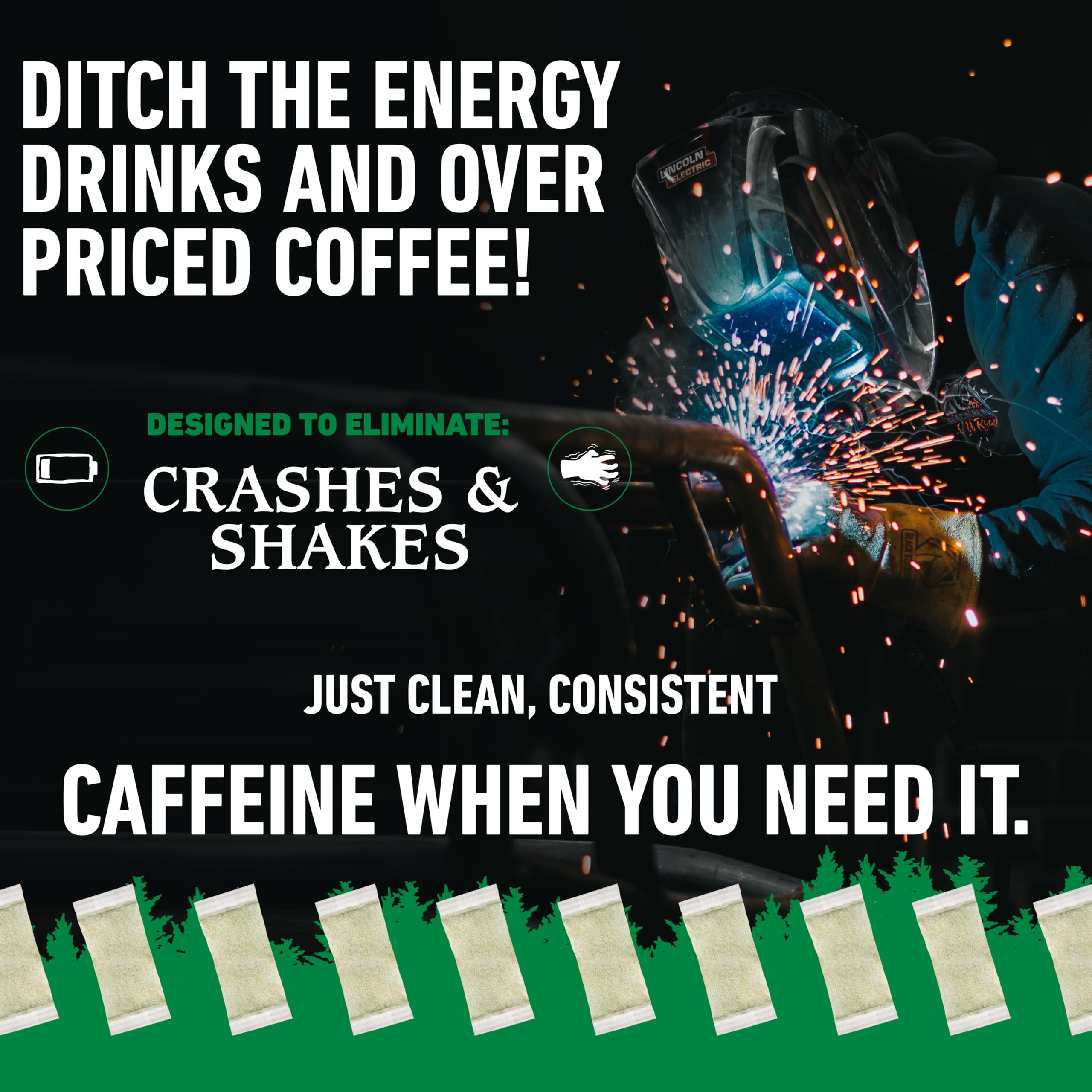 Smokey Mountain Caffeinated Pouches - Wintergreen - Tobacco Free and Nicotine Free - 1 Can - 15 Pouches Per Can product thumbnail 7