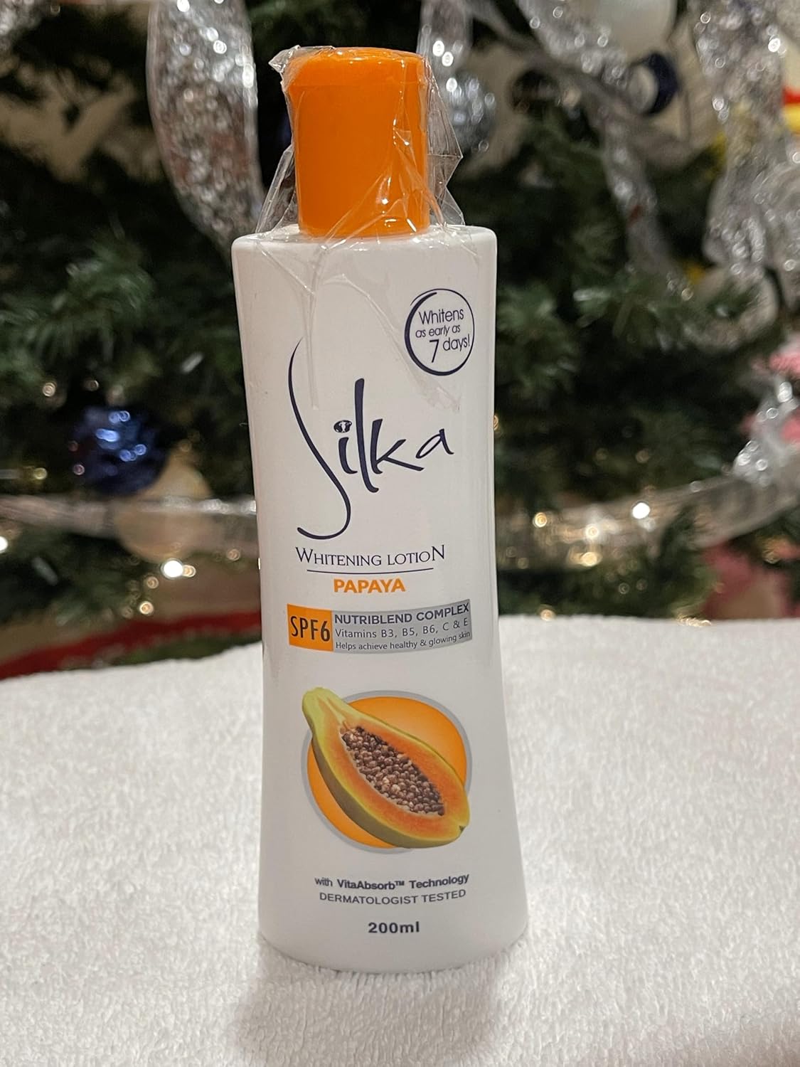 Papaya Moisturizing Body Lotion SPF 6 200ml – Daily Hydration Lotion with Light Sun Care - Image 3